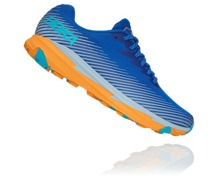 Zapatillas Trail Hoka One One Hombre - Torrent 2 - Azules - KOJ593042